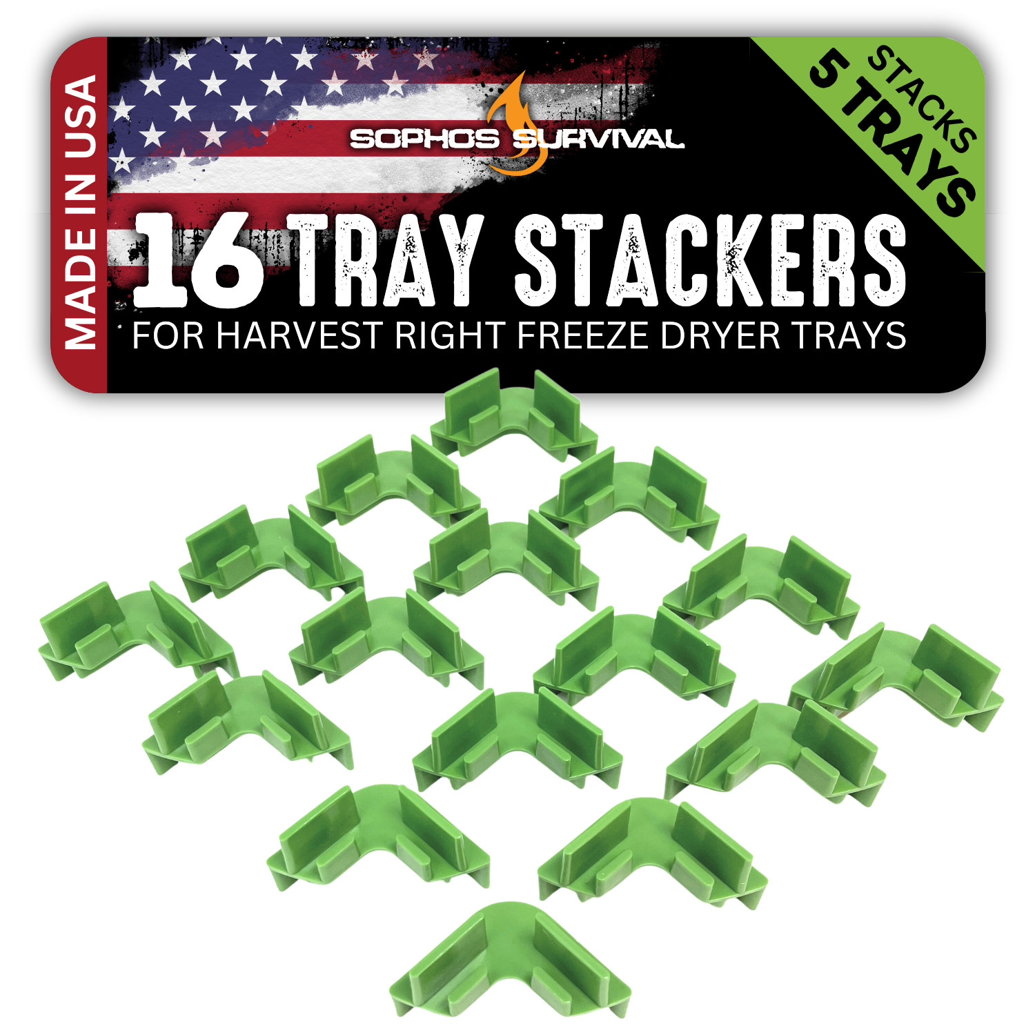 Tray Stackers for Harvest Right Freeze Dryer Trays