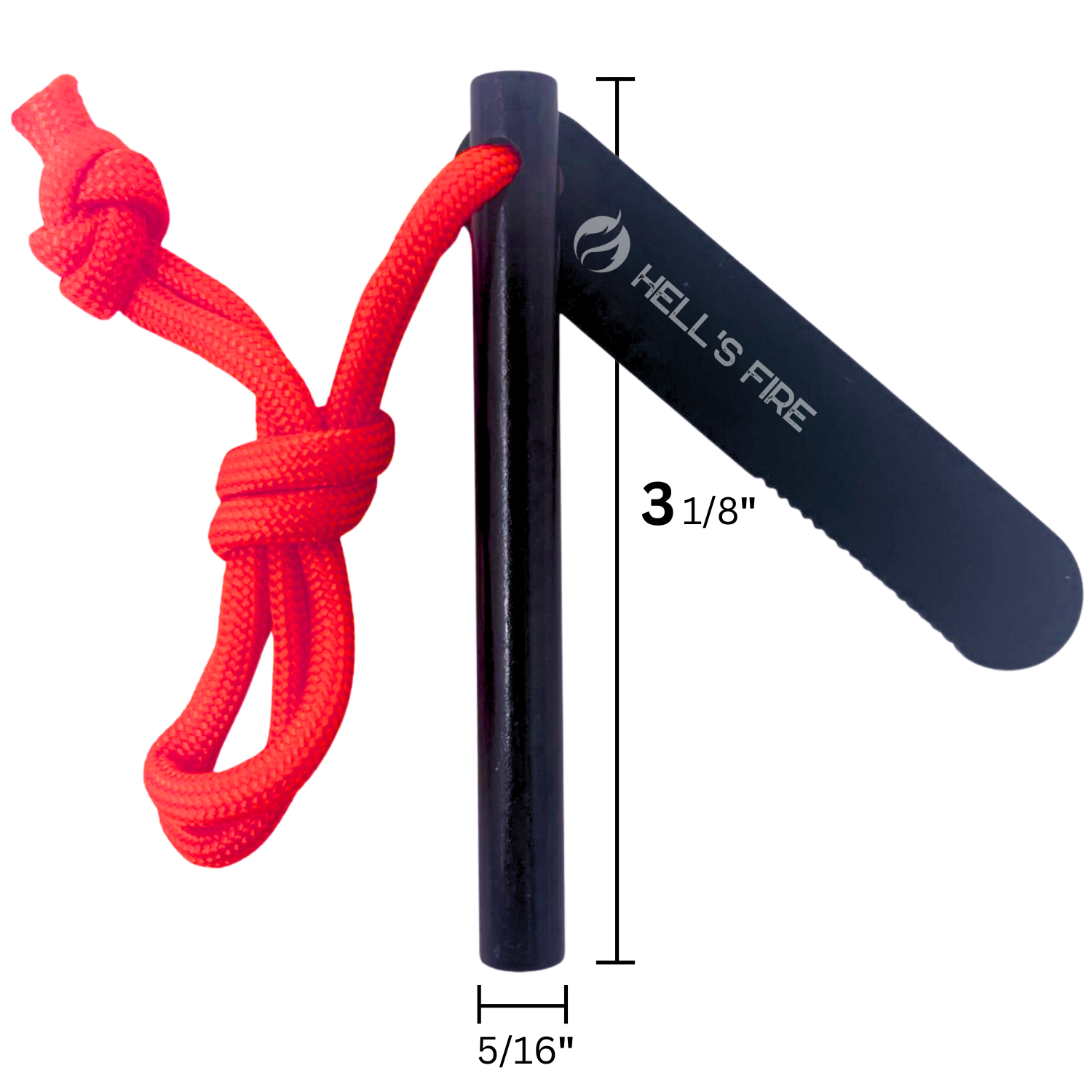 3" Ferro Rod Fire Striker