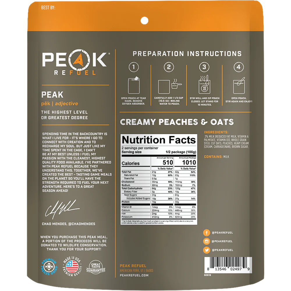 Creamy Peaches and Oats