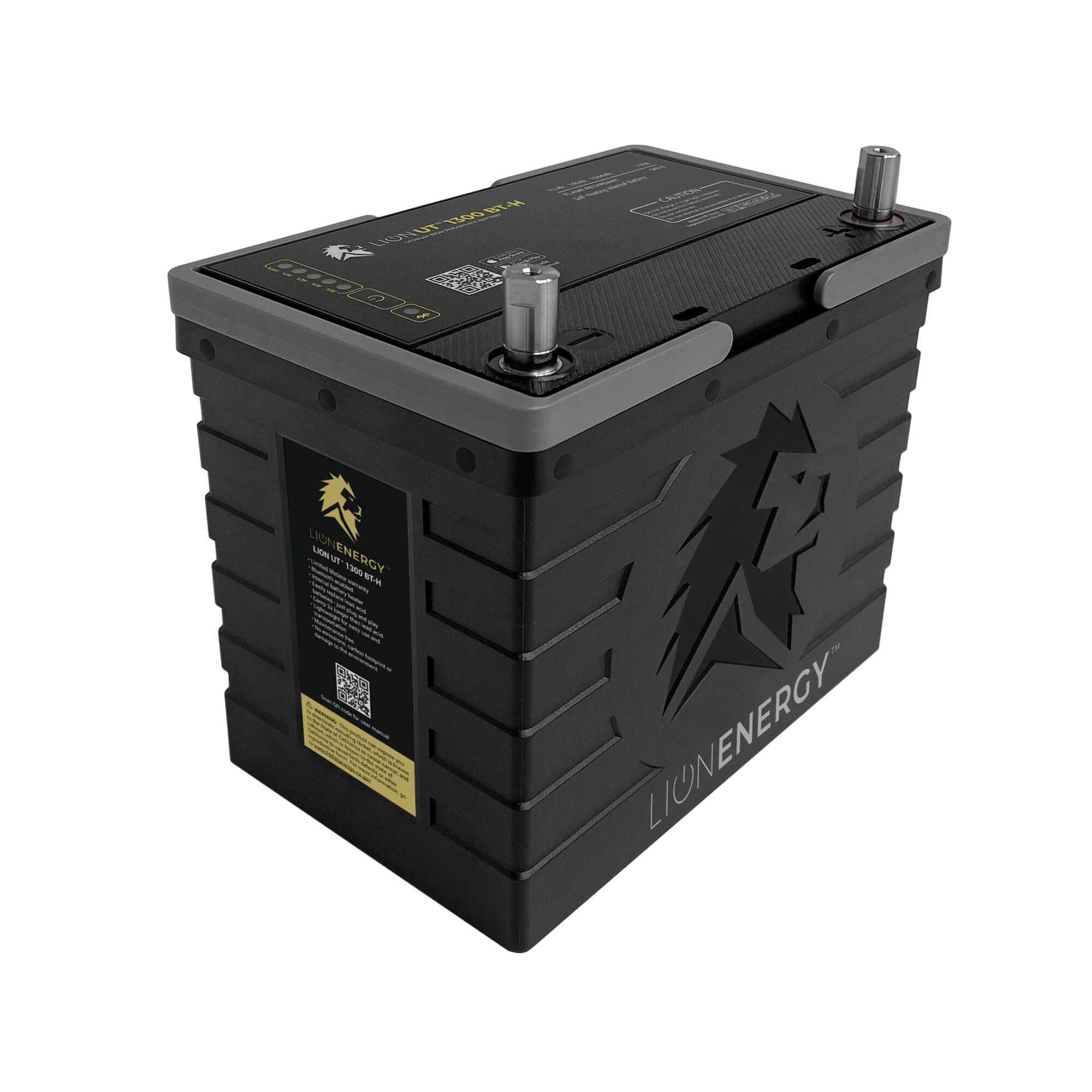 Lion UT 1300 BT-H Battery with Internal Heater (12V, 105Ah, LiFePO4)