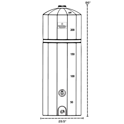 QuakeTank 250 Gallon Water Tank