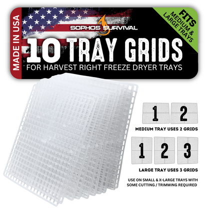 Tray Grids for Harvest Right Freeze Dryer Trays