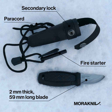 Morakniv - Eldris Knife Kit, Black