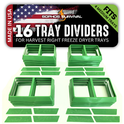 Tray Dividers for Harvest Right Freeze Dryer Trays