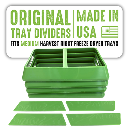 Tray Dividers for Harvest Right Freeze Dryer Trays