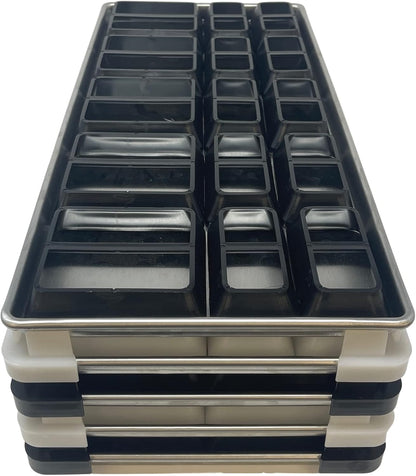 Tray Dividers for Harvest Right Freeze Dryer Trays (Black, Large)