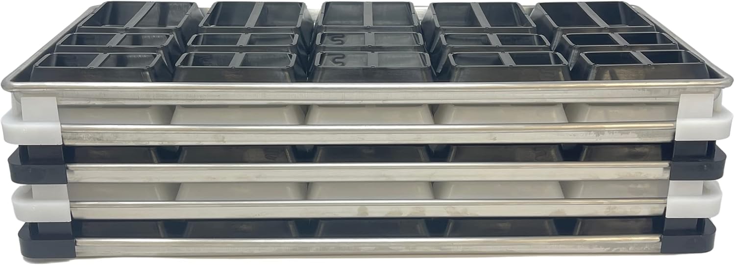 Tray Dividers for Harvest Right Freeze Dryer Trays (Black, Large)