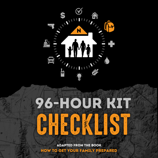 96-Hour Kit Checklist (FREE PDF)