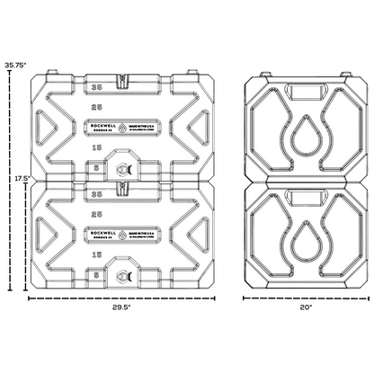 Exodus 35 Gallon Water Tank