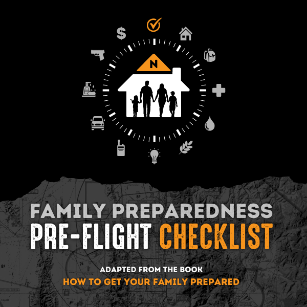 Family Preparedness Pre-Flight Checklist (FREE PDF)